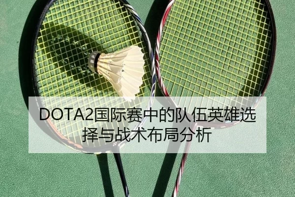 DOTA2国际赛中的队伍英雄选择与战术布局分析